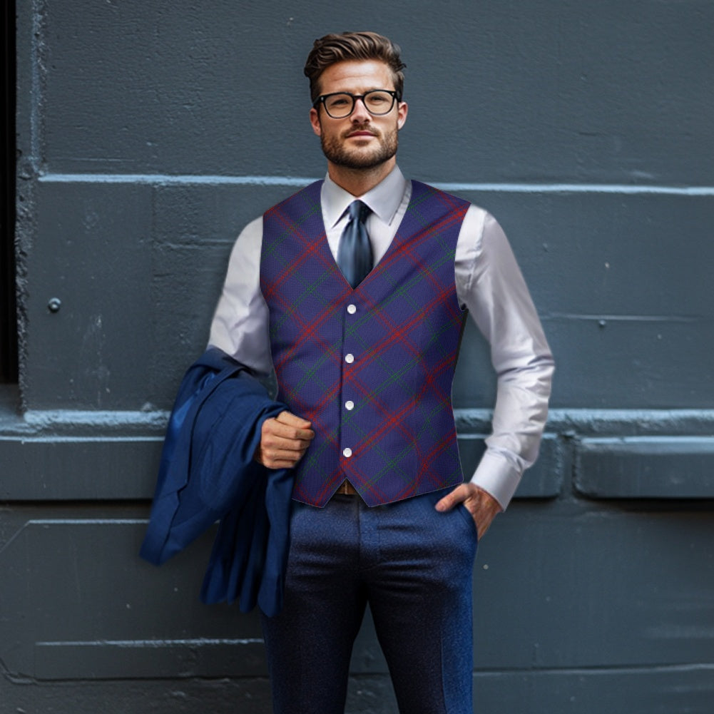 Clan Lynch Tartan Bias Suit vest jacket