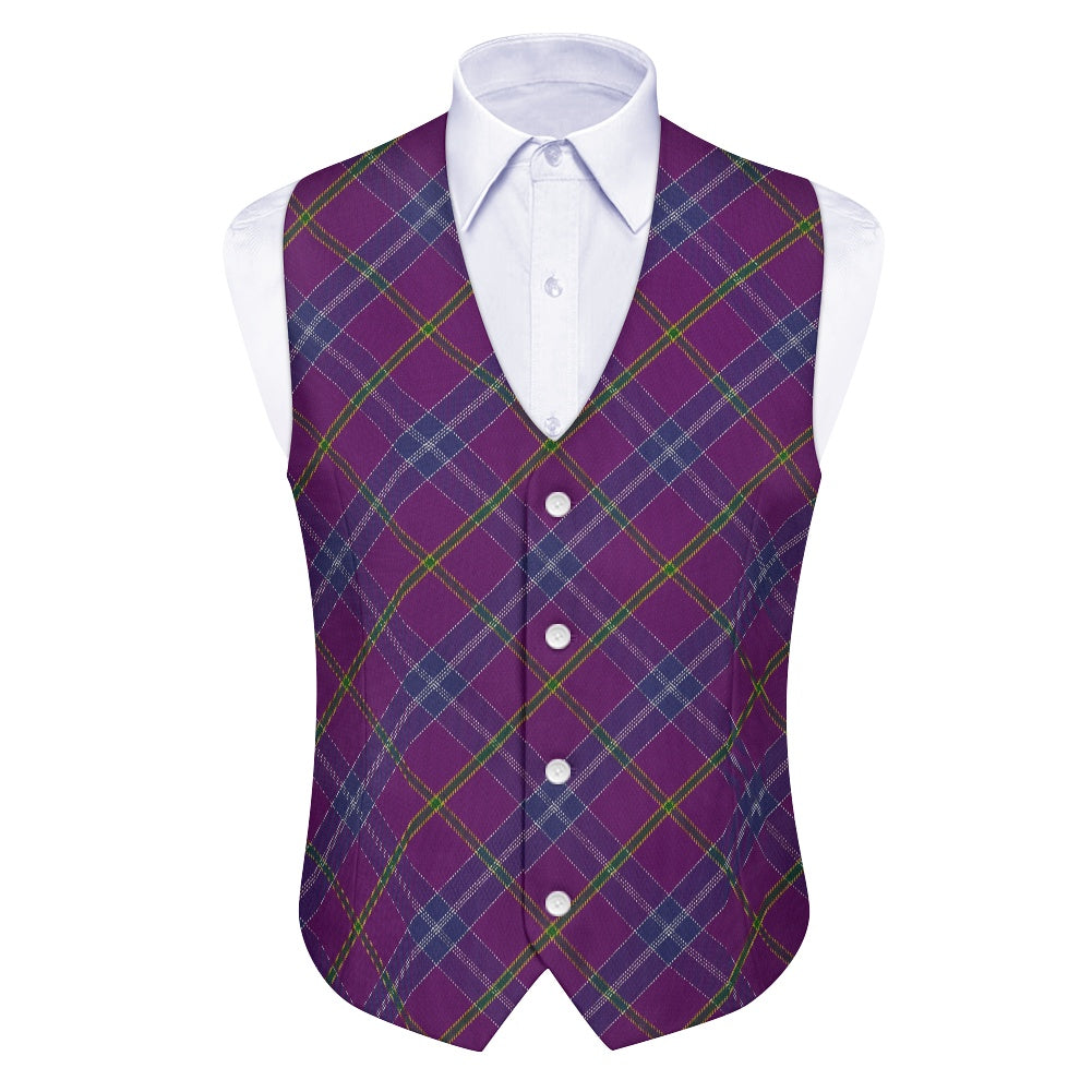 Clan Jackson Tartan Bias Suit vest jacket