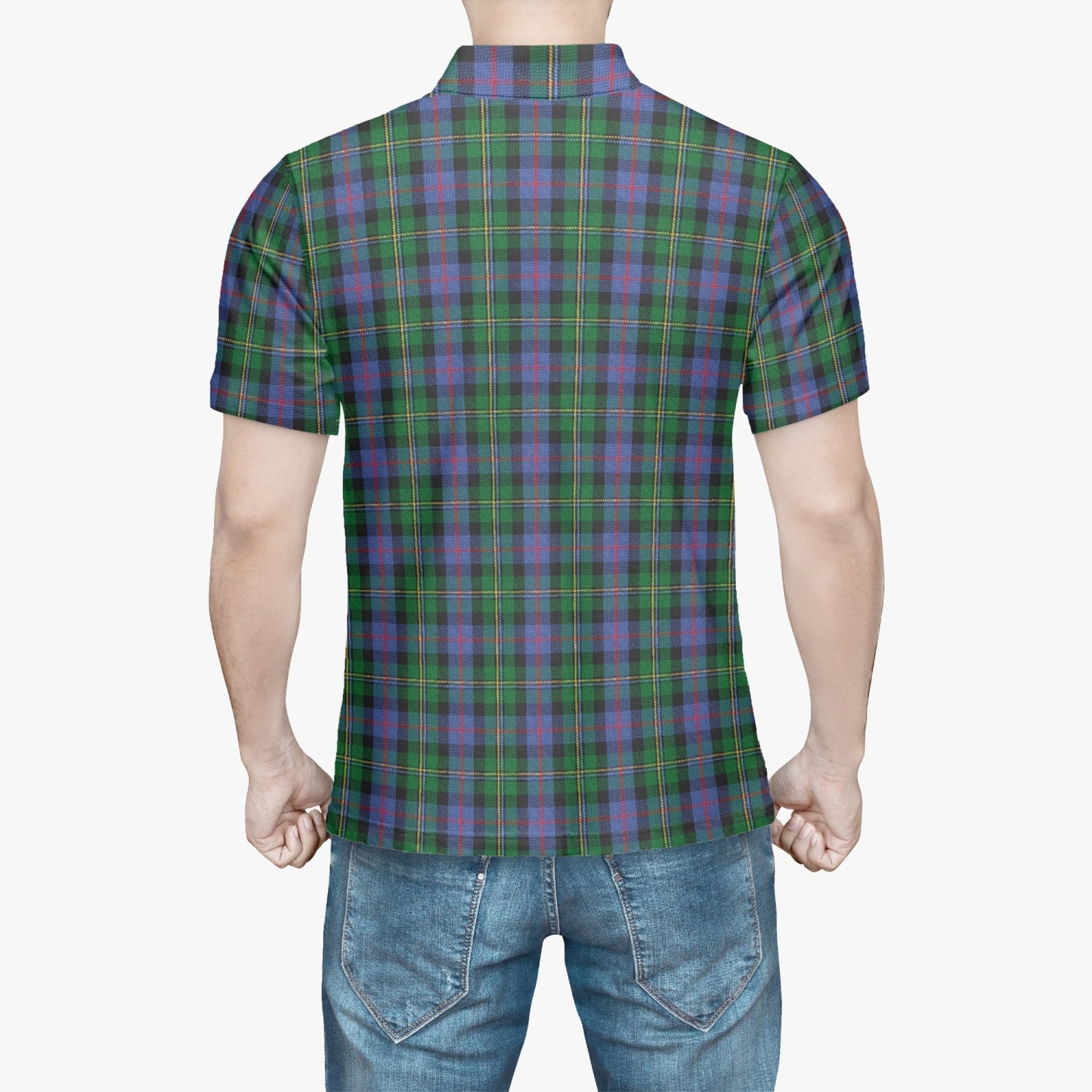 Clan Malcolm Tartan Polo Shirt