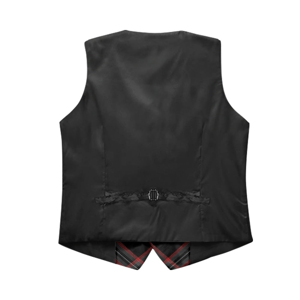 Witches of Scotland Tartan Bias Suit vest jacket