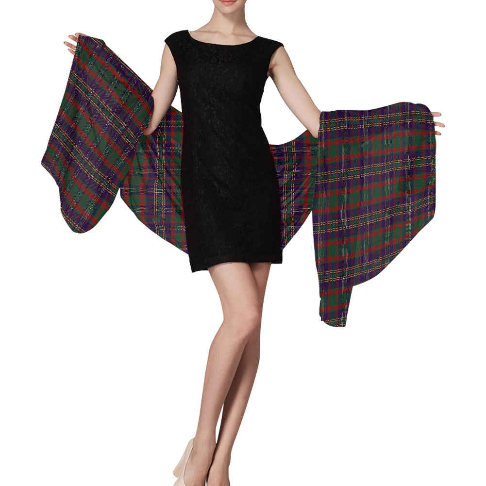 Irish County Cork Tartan Chiffon Scarf