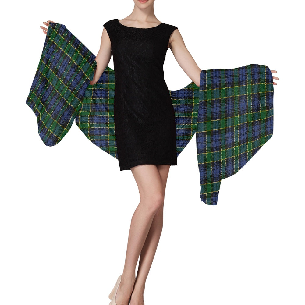 Clan Campbell of Breadalbane Tartan Chiffon Scarf