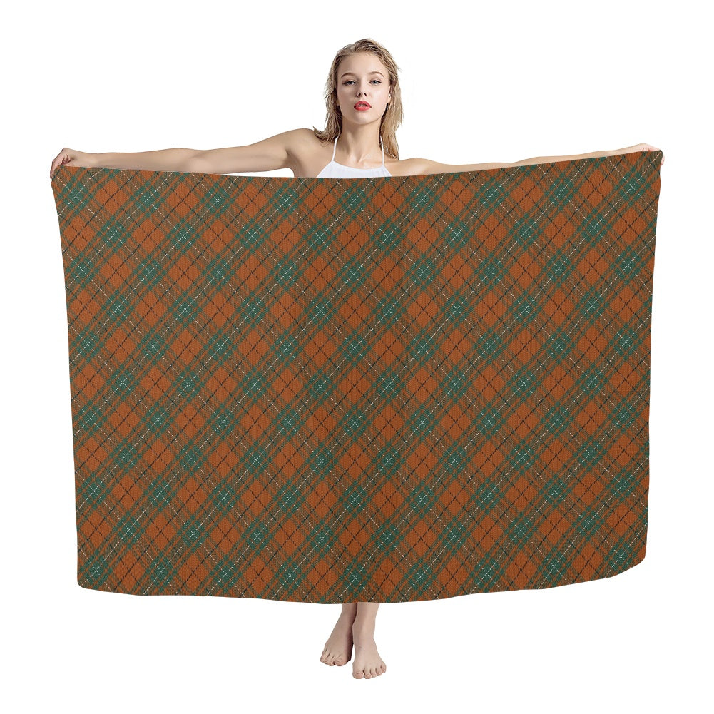Clan MacAulay Ancient Tartan Bias Chiffon Scarf