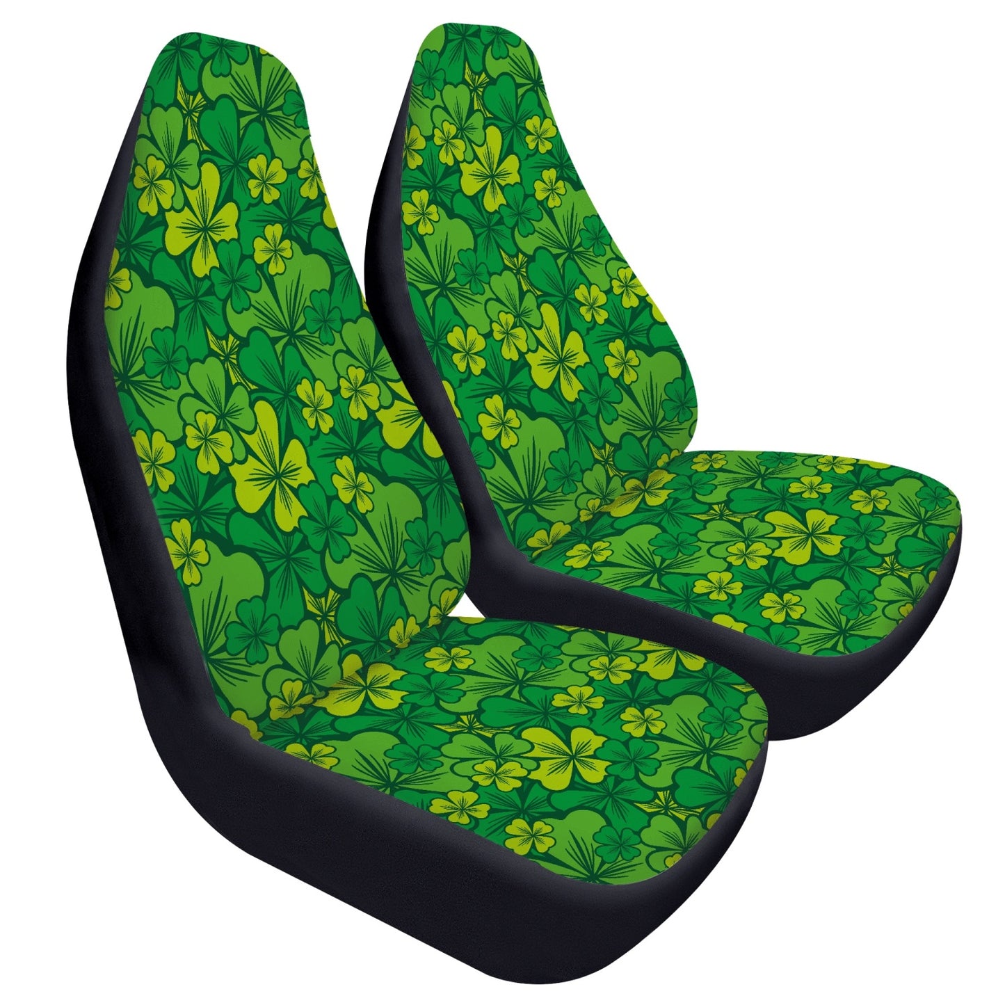 Irish Shamrock Car Seat Covers - 2Pcs