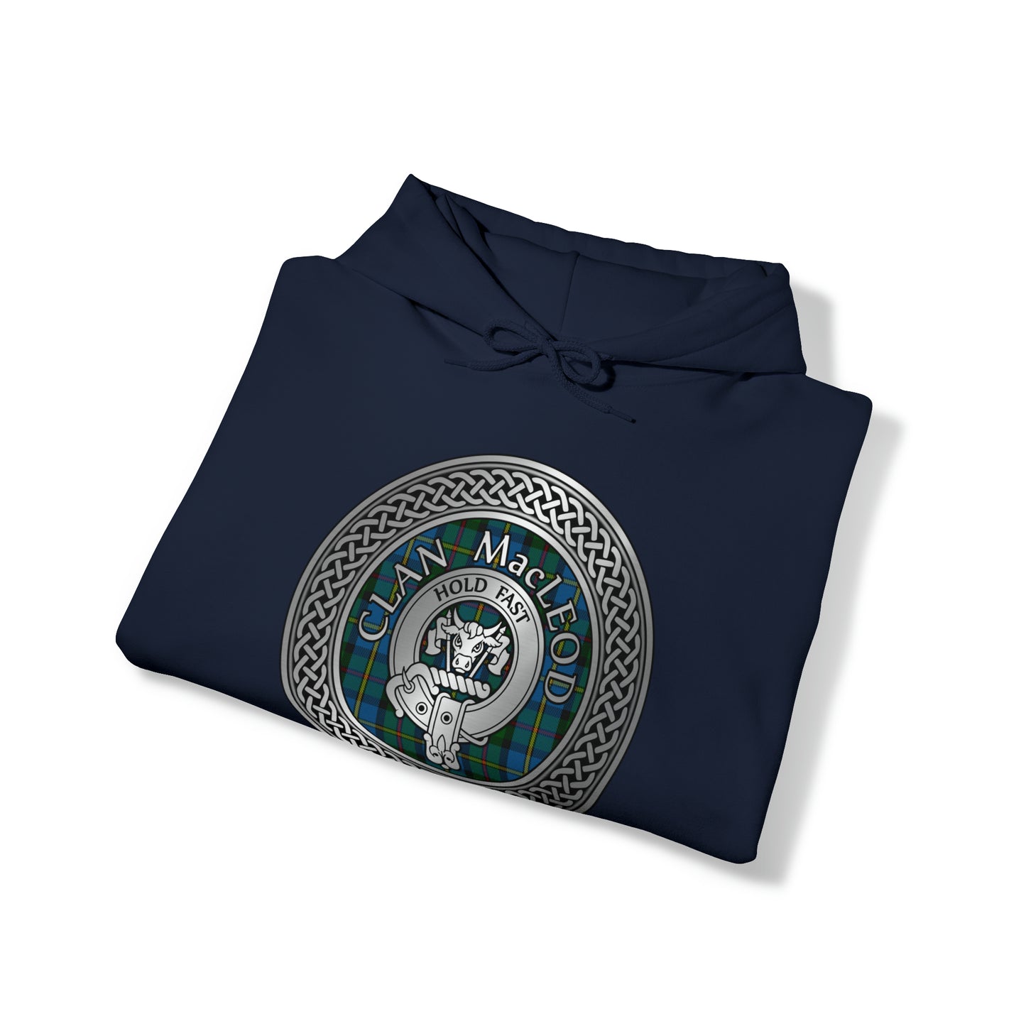 Clan MacLeod Crest & Tartan Unisex Heavy Blend™ Hooded Sweatshirt