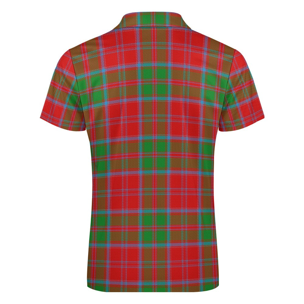 Clan Drummond Tartan Short sleeve polo shirt