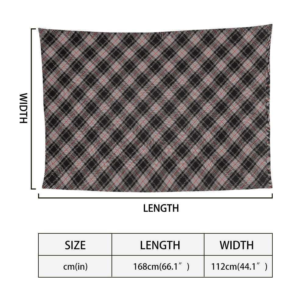 Clan Moffat Ancient Tartan Bias Chiffon Scarf