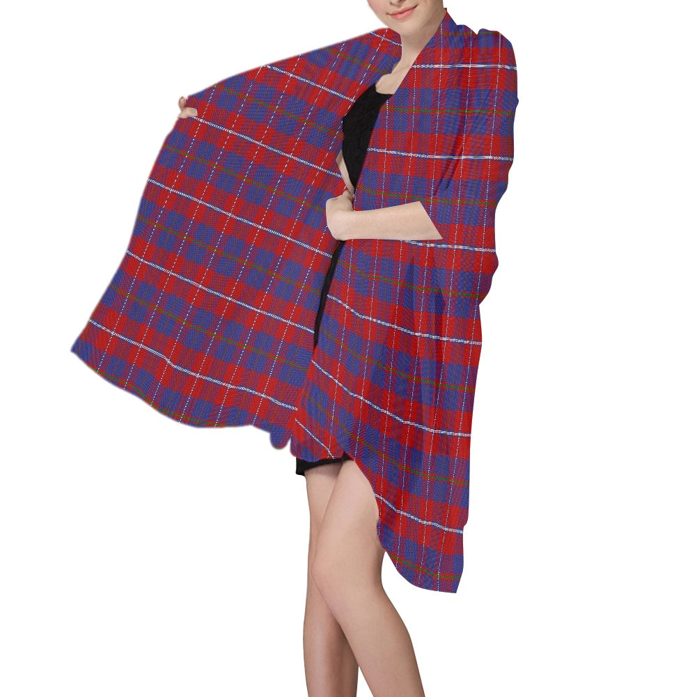 District Galloway Tartan Chiffon Scarf