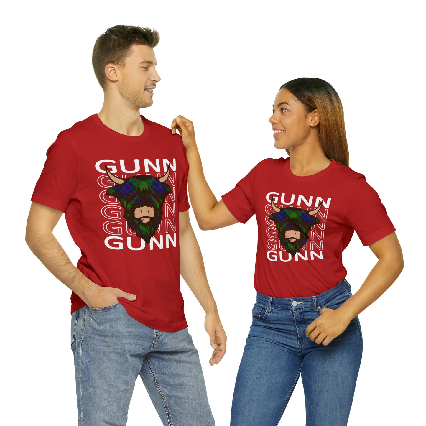 Clan Gunn | Hairy Coo | Unisex T-Shirt