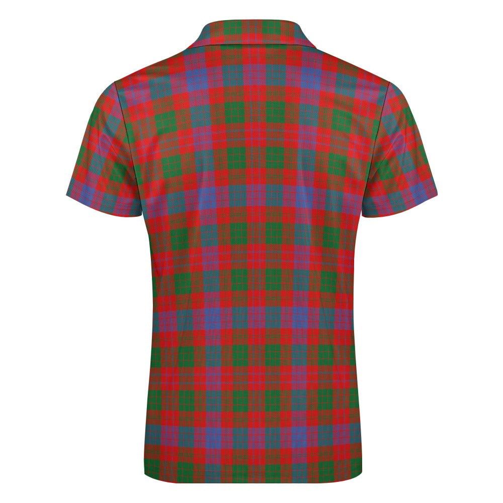 Clan Ross Tartan Short sleeve polo shirt