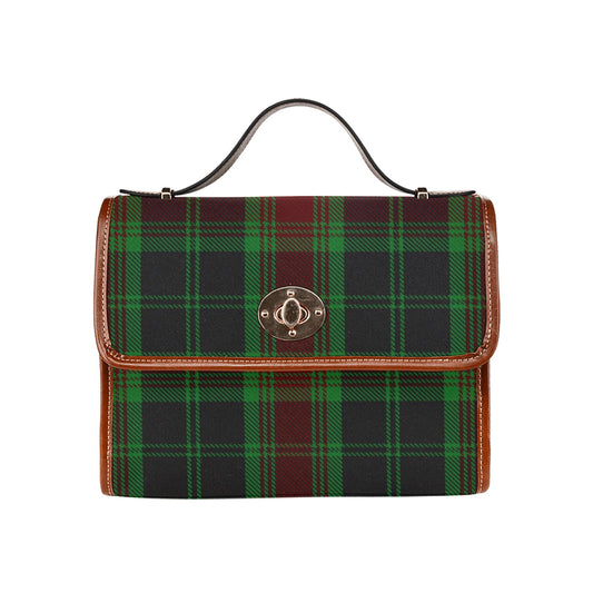 Irish County Carlow Tartan Canvas Handbag