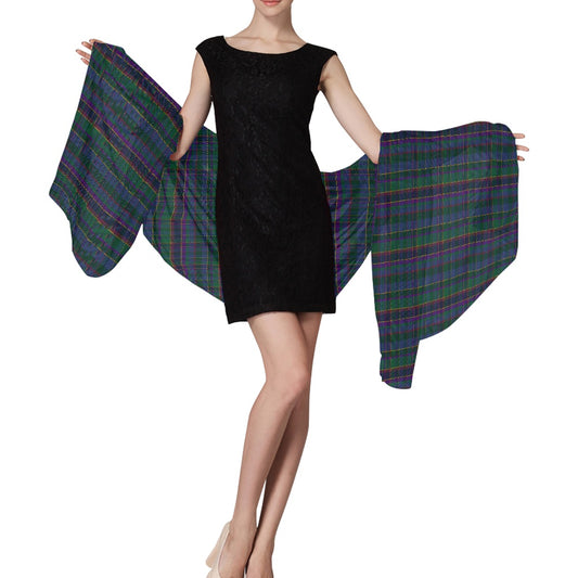 Fourth Fold Tartan Chiffon Scarf