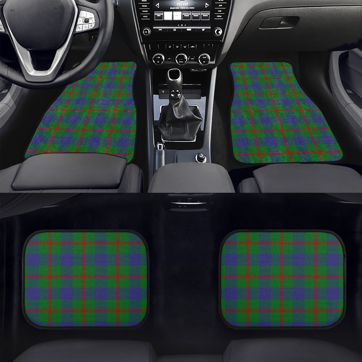 Clan Agnew Tartan Car Floor Mats - 4Pcs