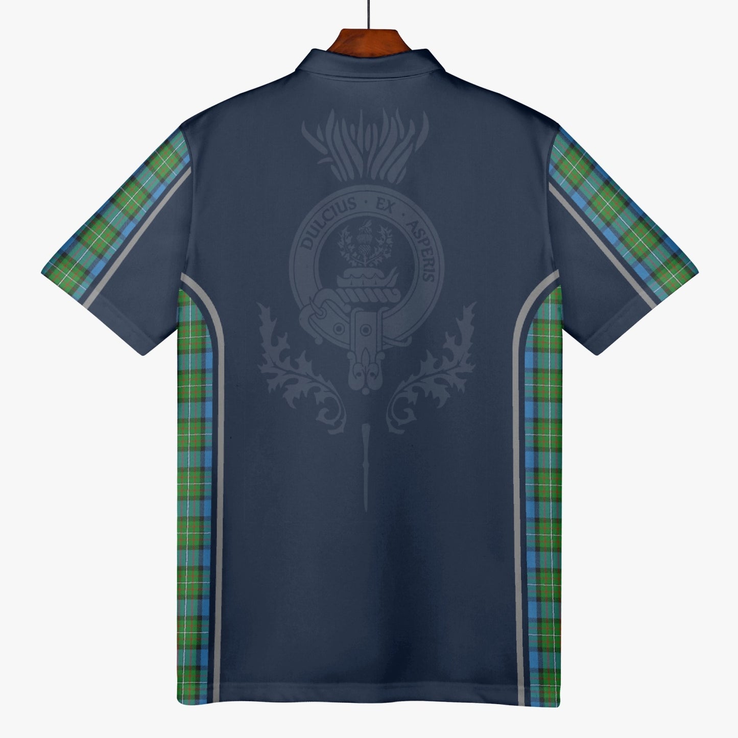 Clan Fergusson Crest & Tartan Polo Shirt