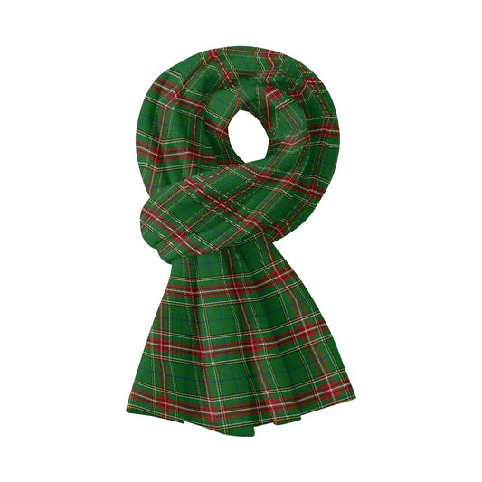 Clan Steel Tartan Fluffy scarf