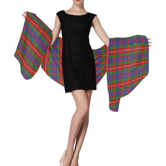 Clan Fraser of Lovat Tartan Chiffon Scarf