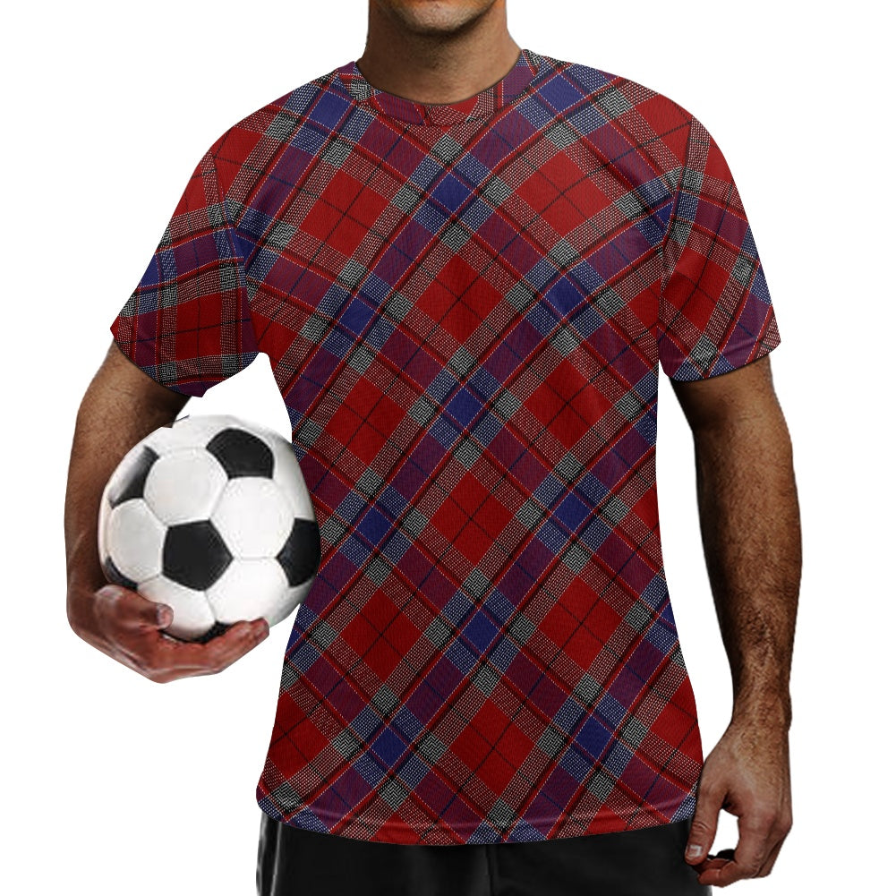 Clan MacCready Tartan Football Shirt white