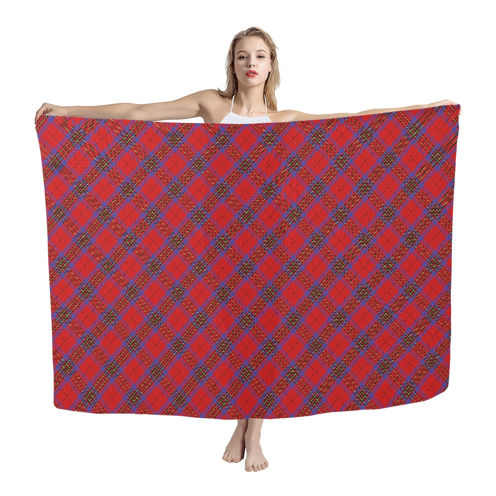 Clan Leslie Tartan Bias Chiffon Scarf