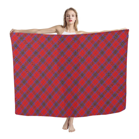 Clan Leslie Tartan Bias Chiffon Scarf