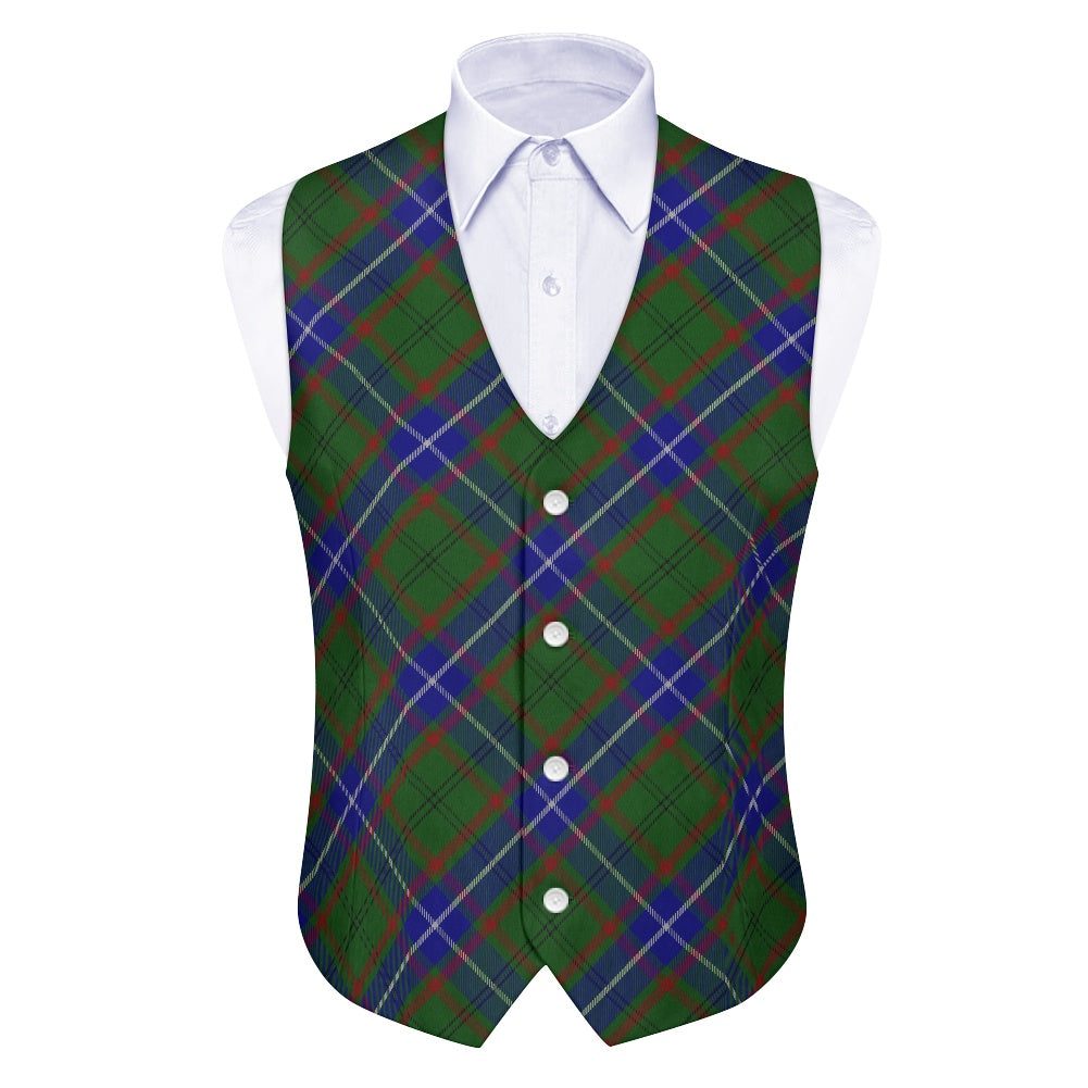 Clan Lee Tartan Bias Suit vest jacket