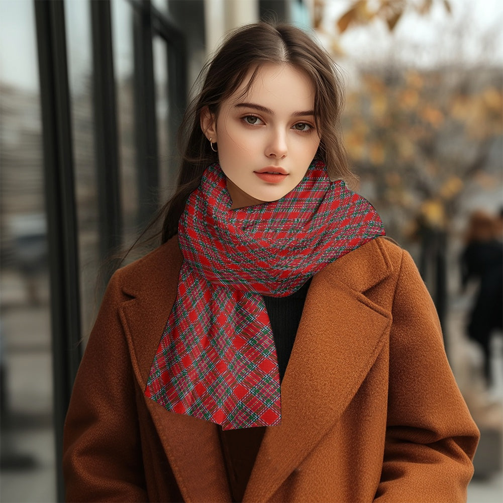 Clan MacBean Tartan Fluffy scarf