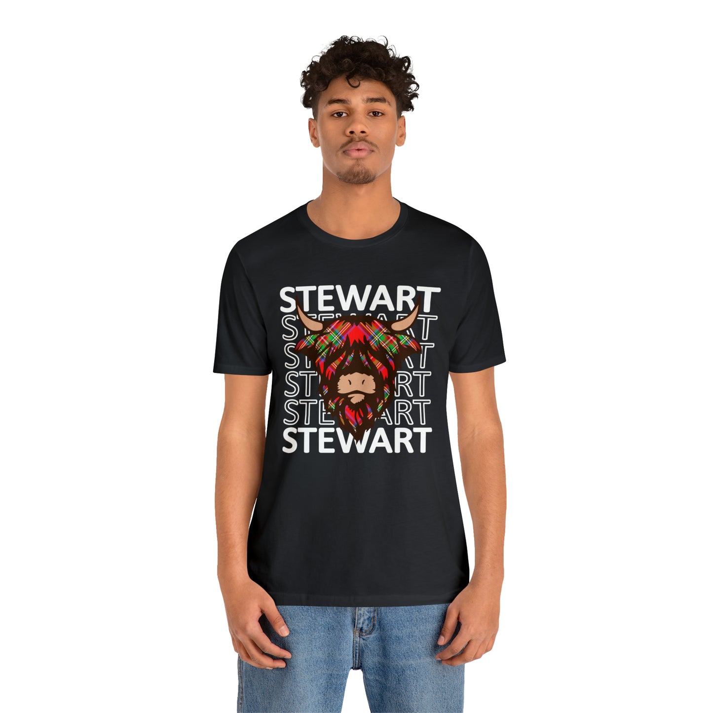 Clan Stewart | Hairy Coo | Unisex T-Shirt