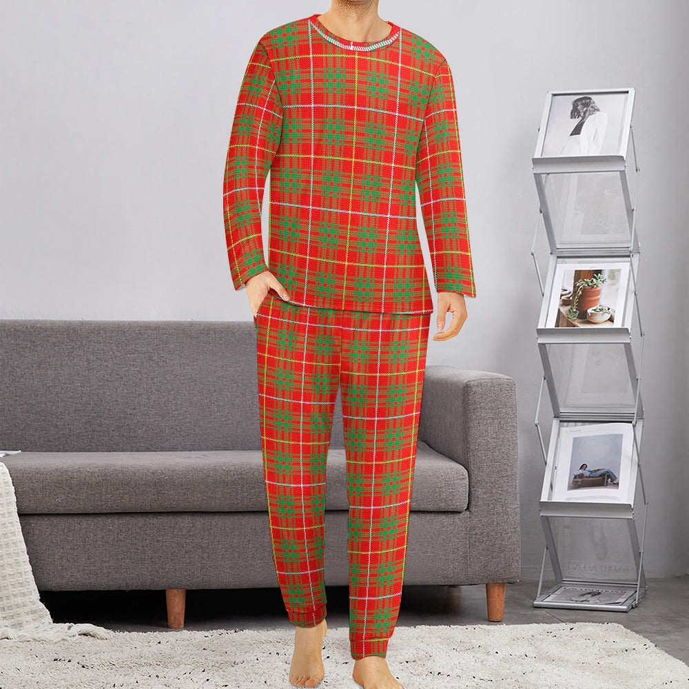 Clan Bruce Tartan Men's Pajama suit