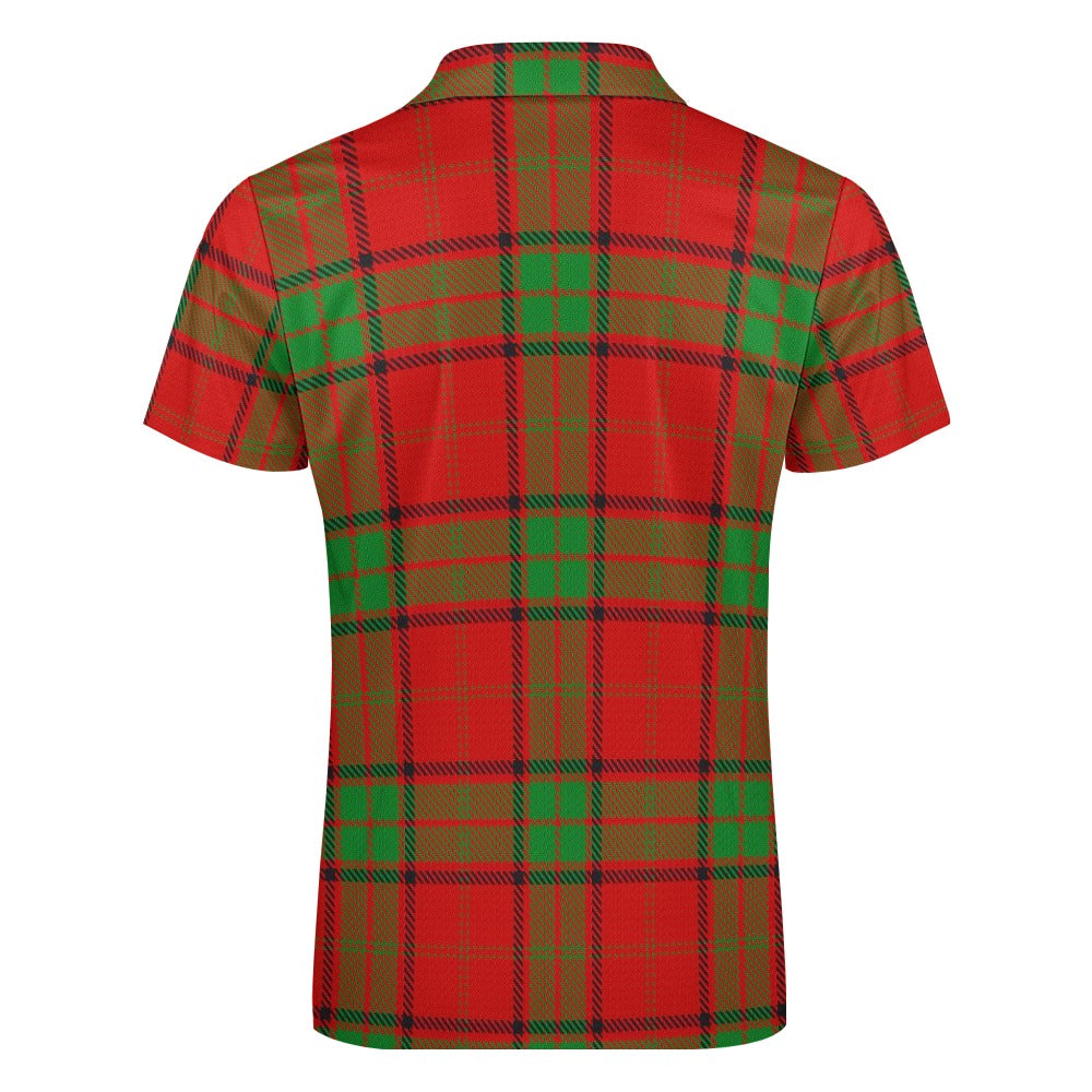 Clan Adair Tartan Short sleeve polo shirt