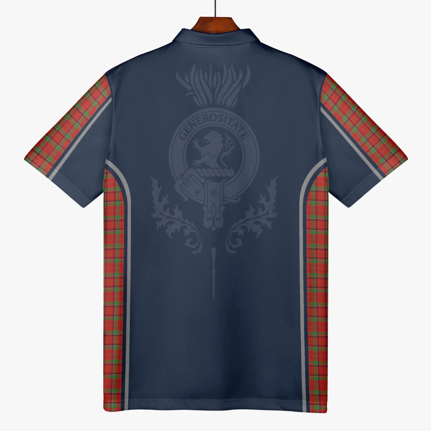 Clan Nicholson Crest & Tartan Polo Shirt