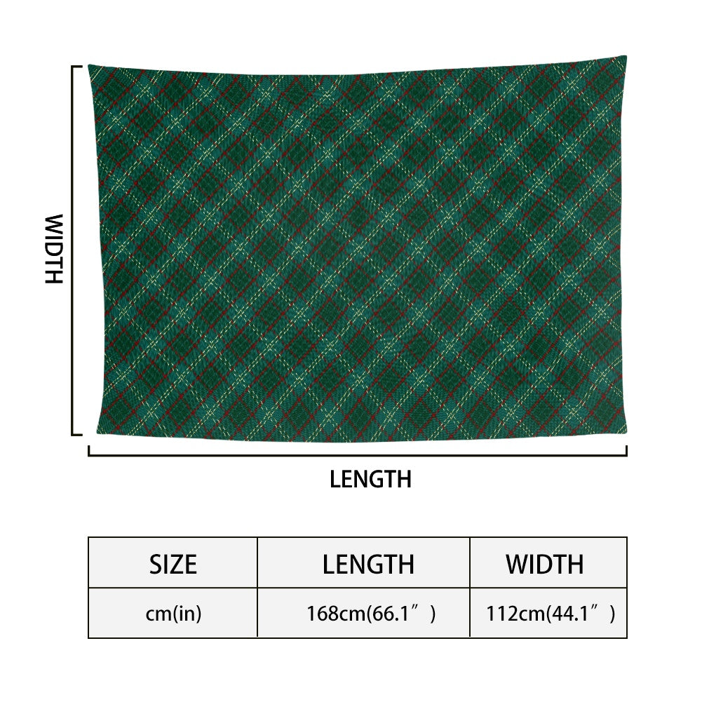 Irish County Armagh Tartan Bias Chiffon Scarf