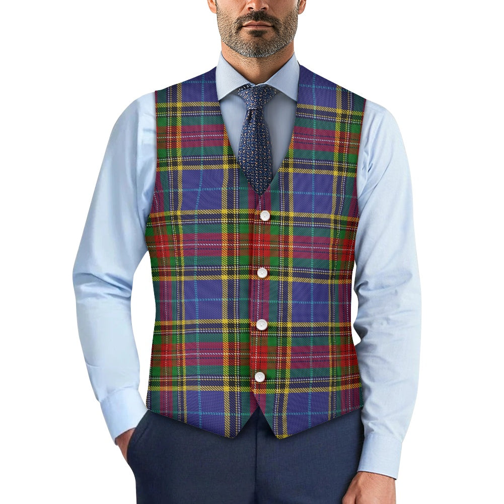 Clan Bethune Tartan Suit vest jacket