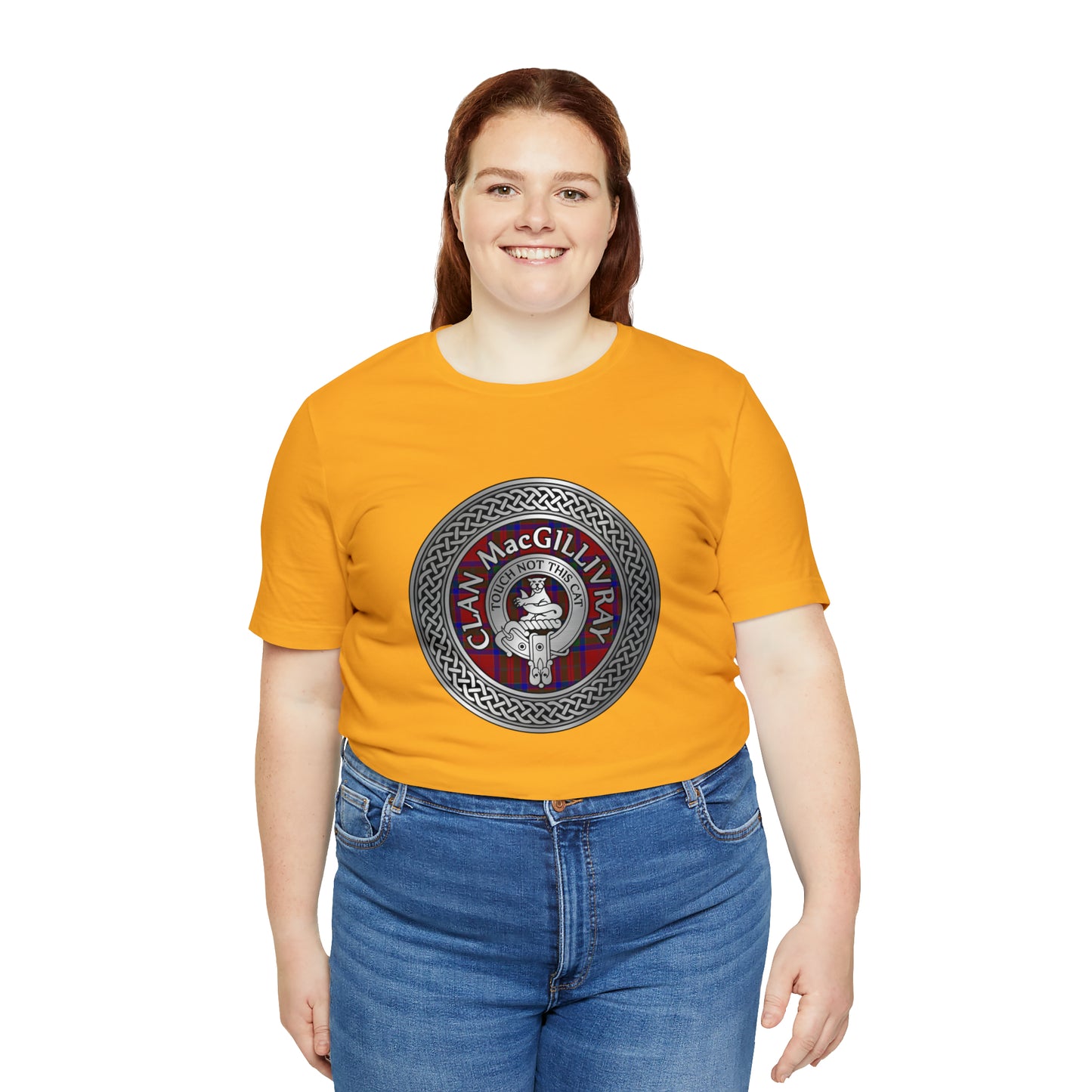 Clan MacGillivray Crest & Tartan Knot | Unisex T-Shirt