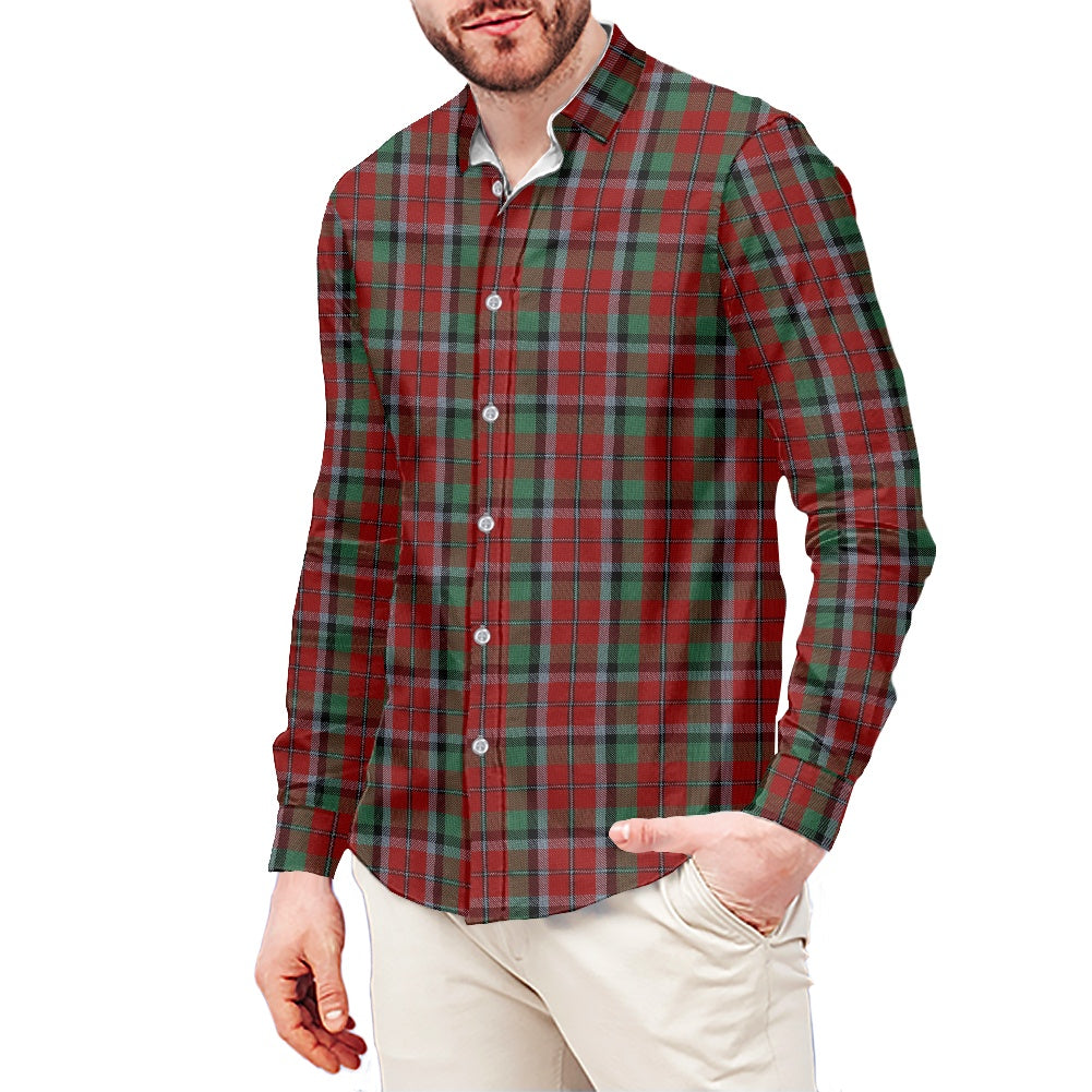 Clan Graham Red Tartan long-sleeved shirt