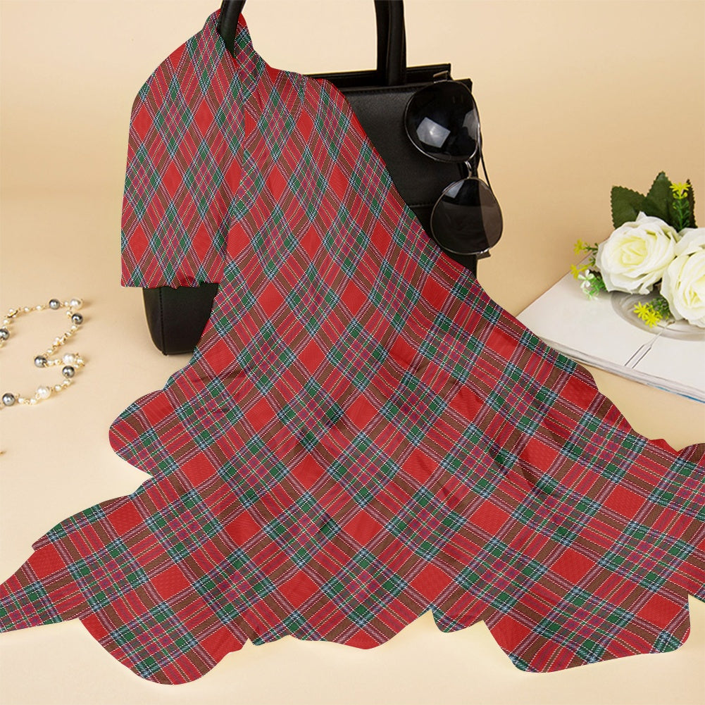 Clan MacBean Tartan Bias Chiffon Scarf