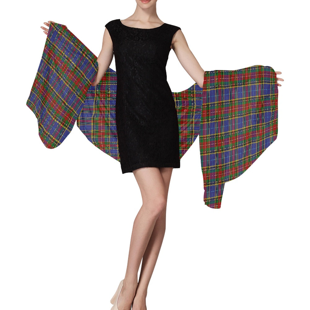 Clan Bethune Tartan Chiffon Scarf