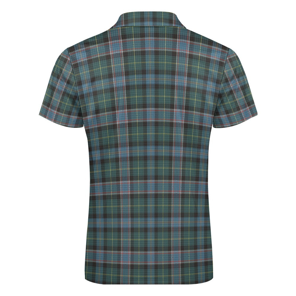 US State - Wisconsin Tartan Short sleeve polo shirt