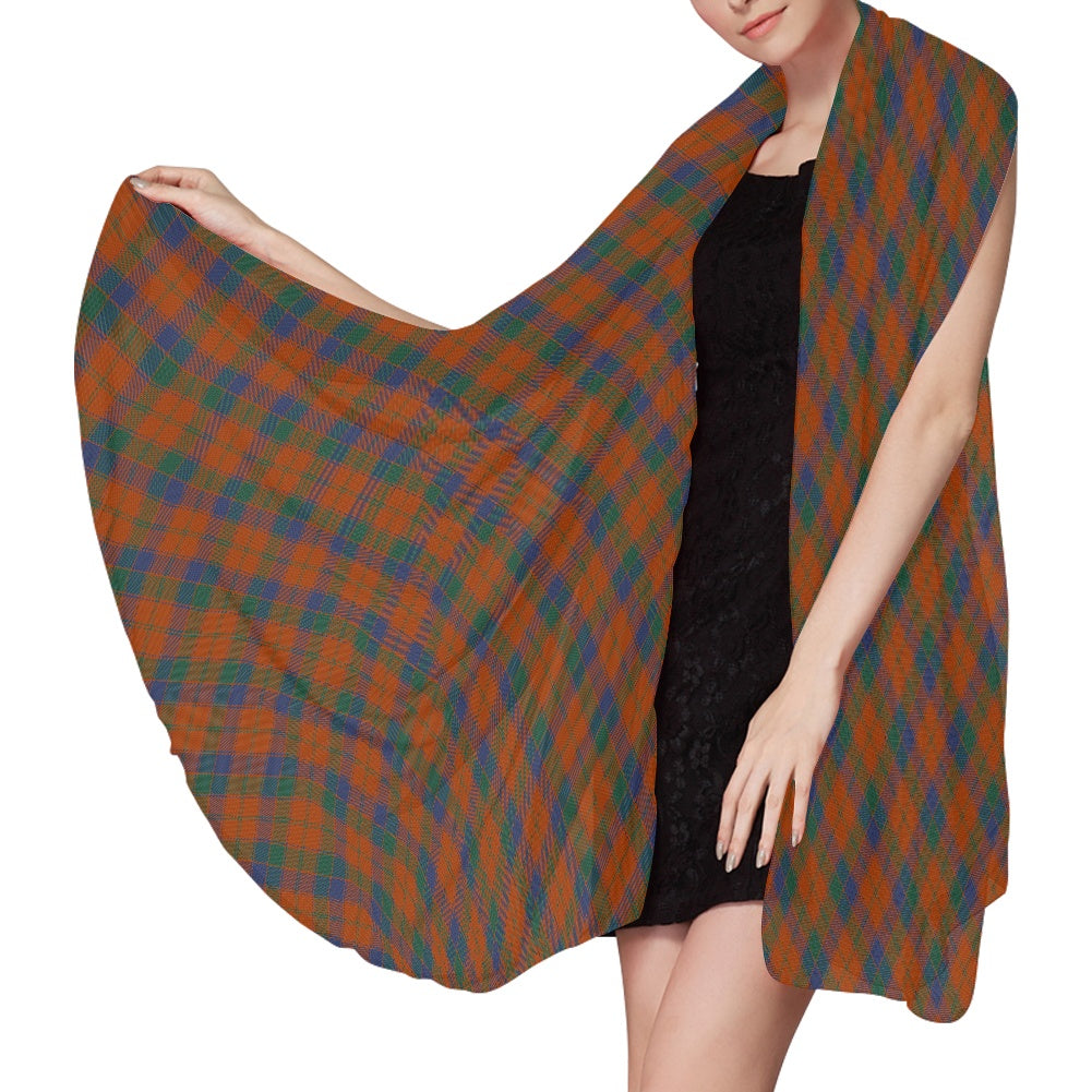 Clan Donnachaidh Ancient Tartan Chiffon Scarf