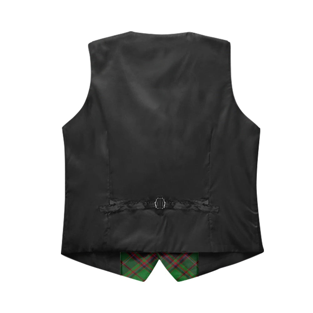 District - Buchan Tartan Bias Suit vest jacket