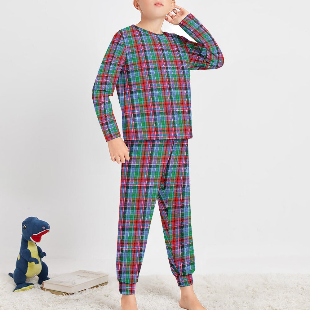 Clan Gordon Red Tartan Boy's Pajama suit