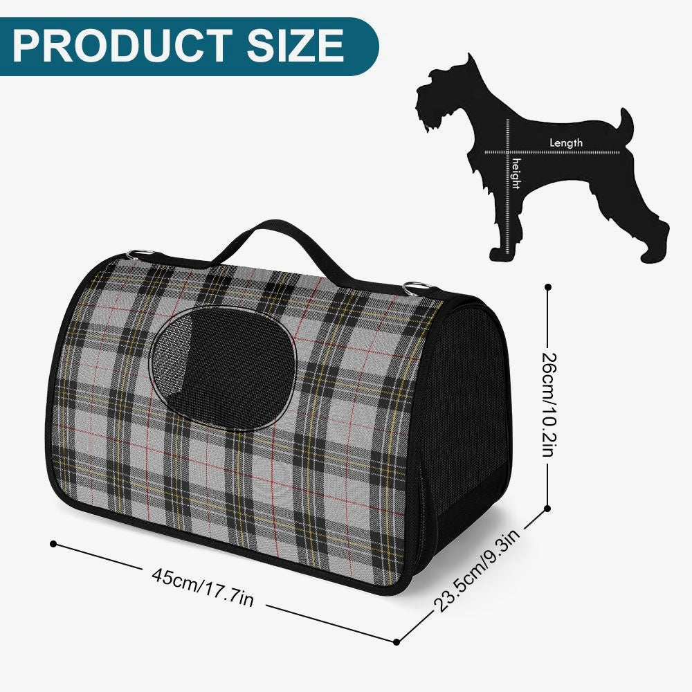 Clan MacPherson Tartan Pet Carrier Bag