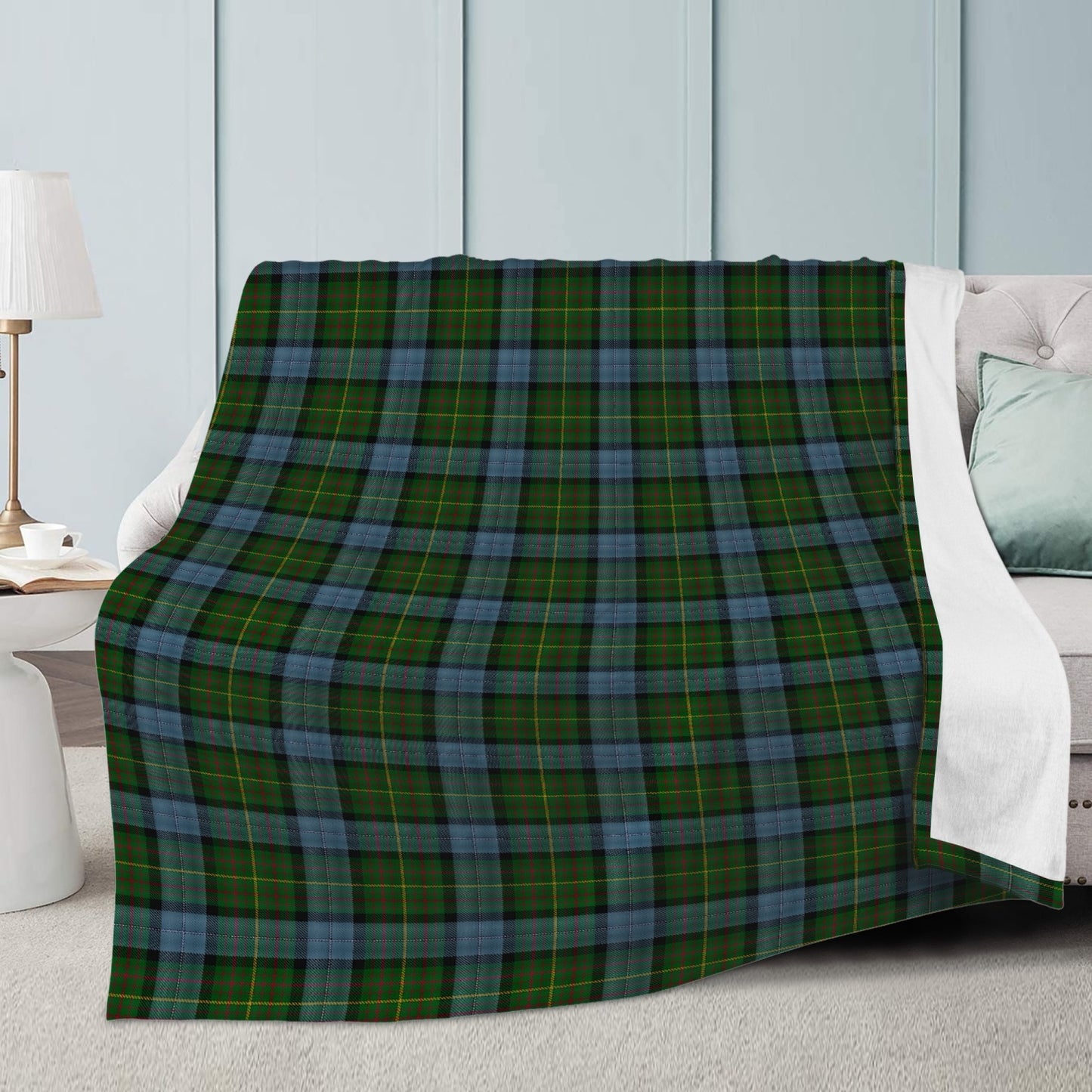 US State - California Tartan Fleece Blanket