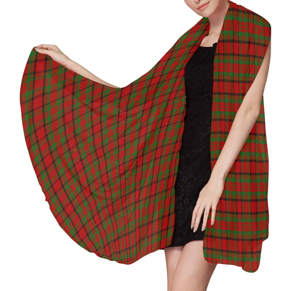 Irish County Tipperary Tartan Chiffon Scarf