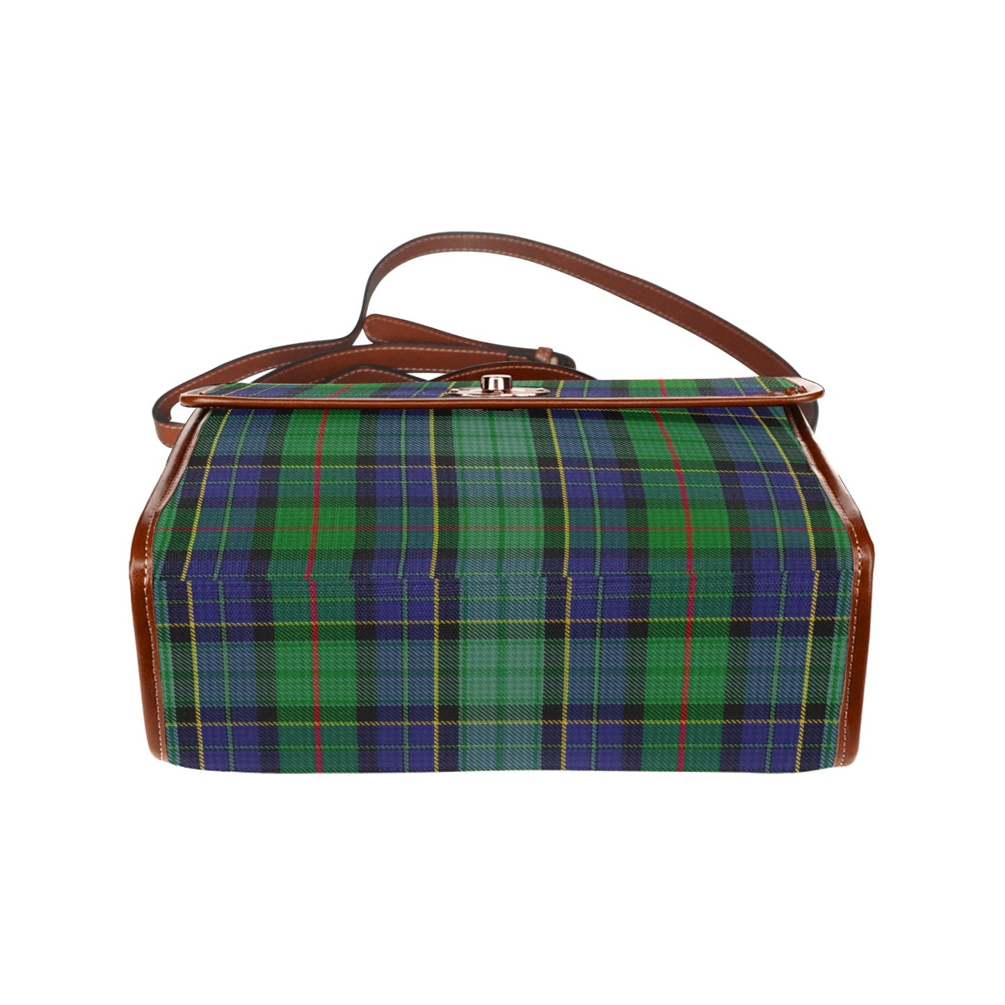 Irish County Leinster Tartan Canvas Handbag