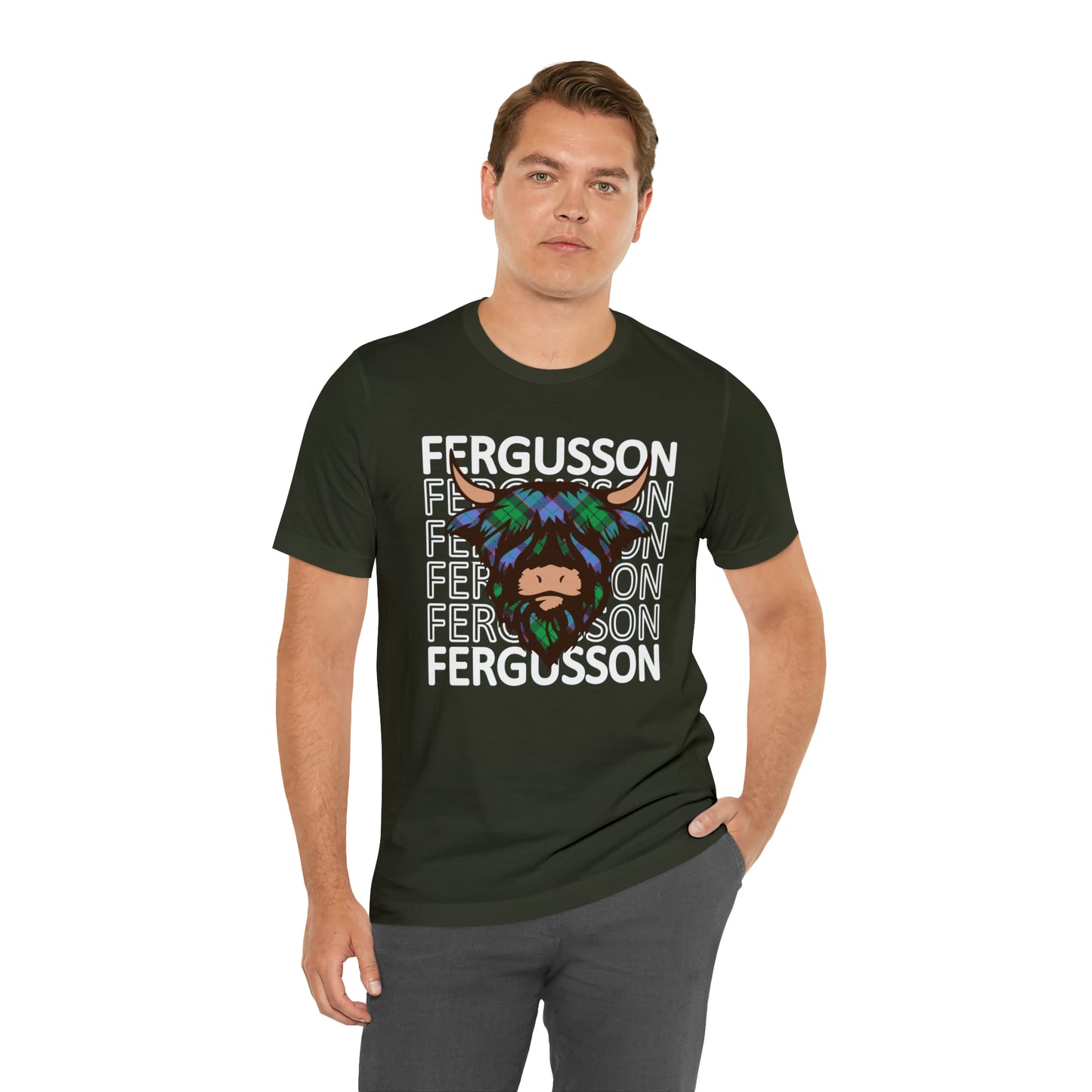 Clan Fergusson | Hairy Coo | Unisex T-Shirt