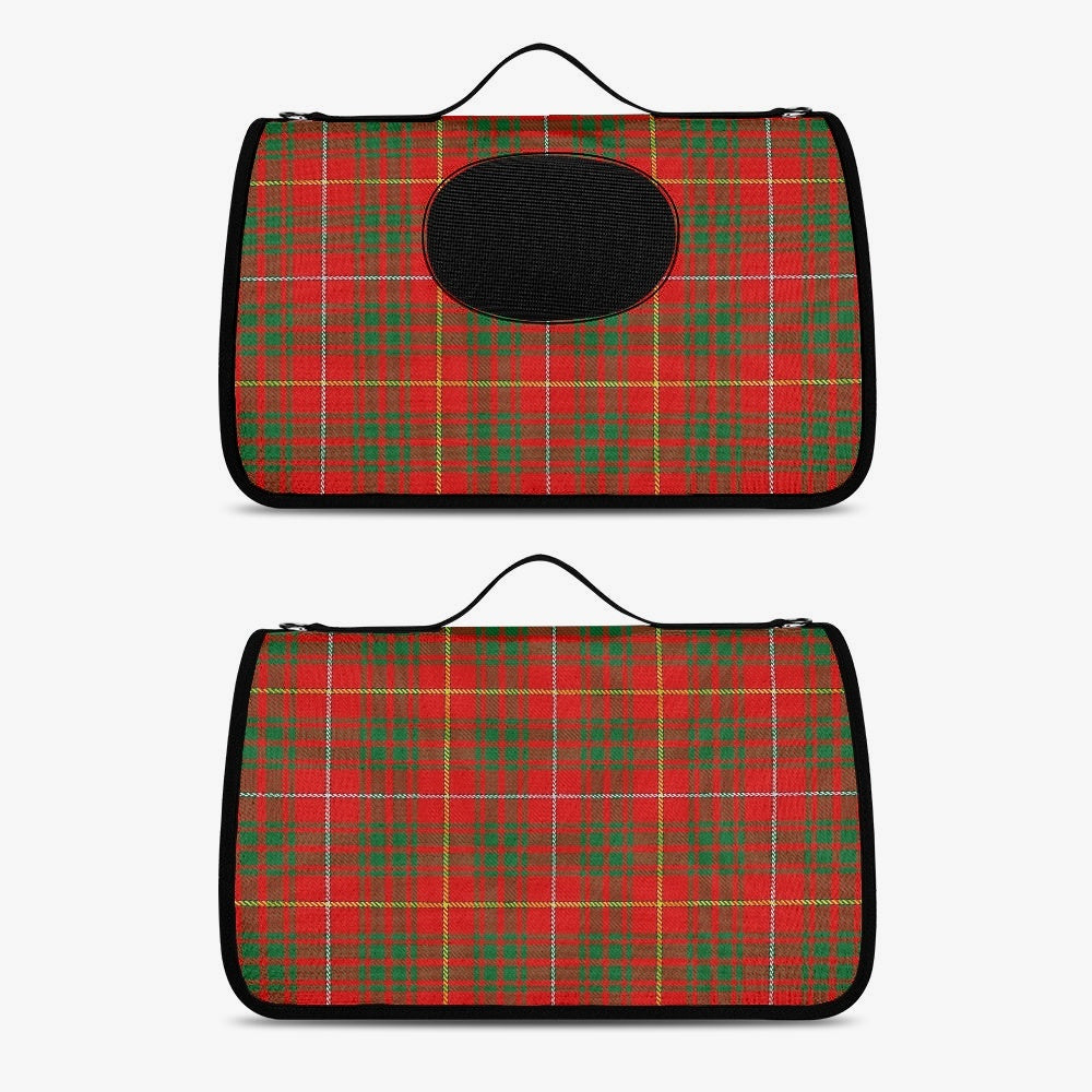 Clan Bruce Tartan Pet Carrier Bag