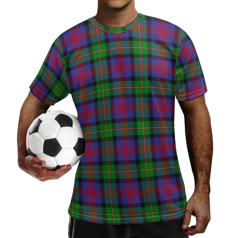 Clan Logan Tartan Football Shirt white