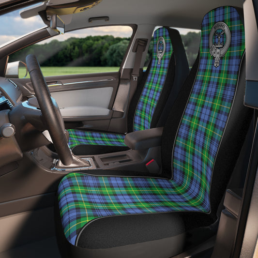 Clan Gordon Crest & Tartan Car Seat Covers