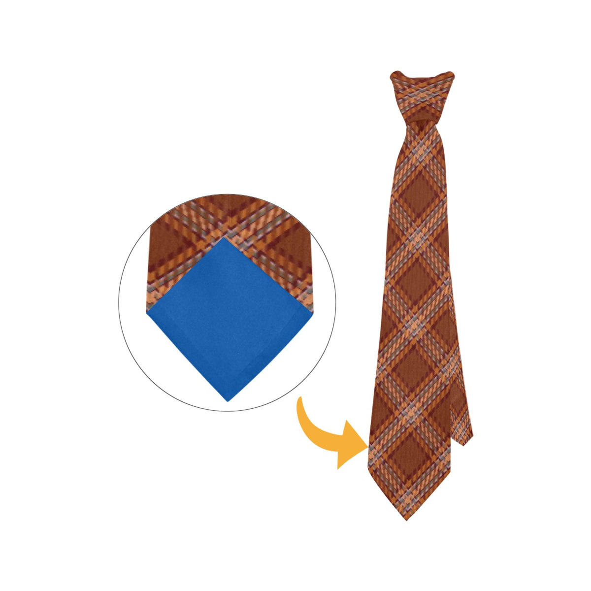 Irish County Down Tartan Necktie