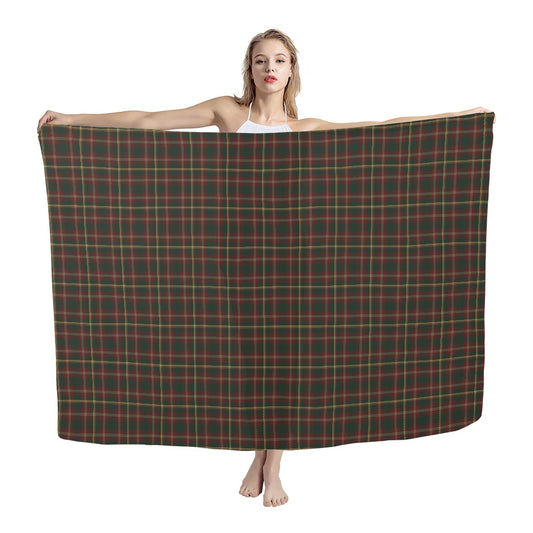 Canada - Maple Leaf Tartan Chiffon Scarf