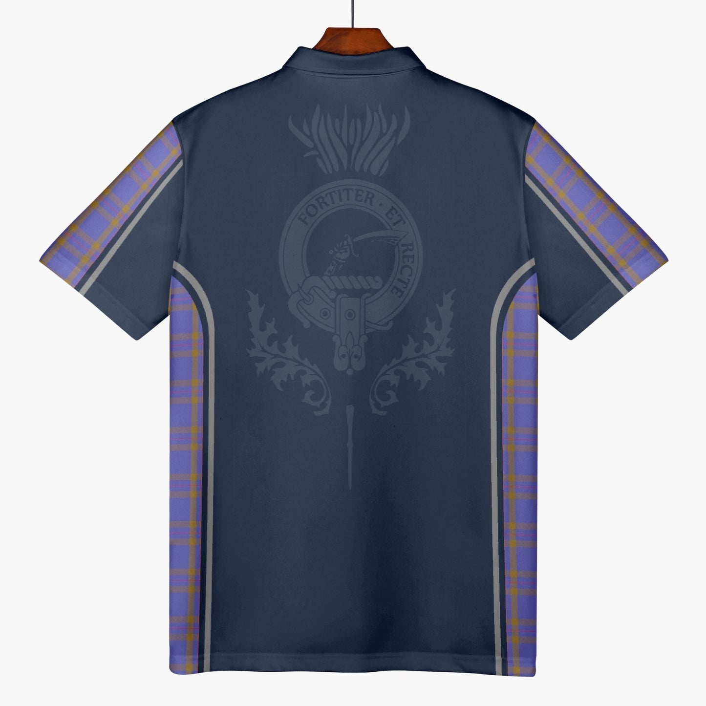 Clan Eliott Crest & Tartan Polo Shirt